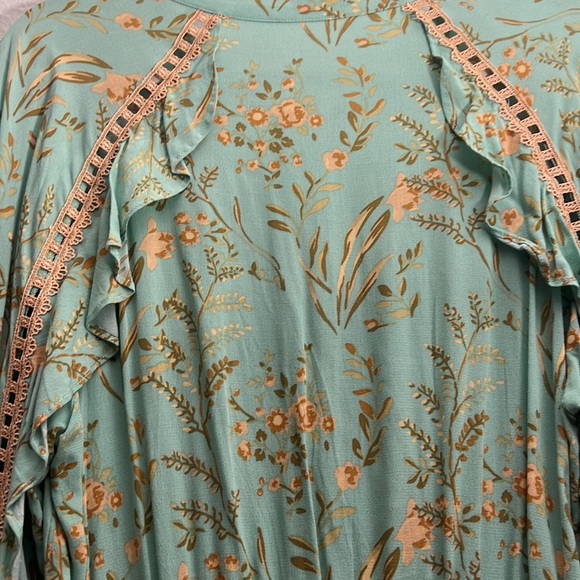 Spell Maisie play dress medium  vintage spell rare t green - Picture 6 of 10